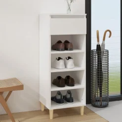 vidaXL Armoire à chaussures 40x36x105 cm Bois d'ingénierie