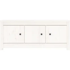 vidaXL Armoire à chaussures 110x38x45,5 cm Bois de pin massif