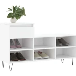 vidaXL Armoire à chaussures 102x36x60 cm Bois d'ingénierie