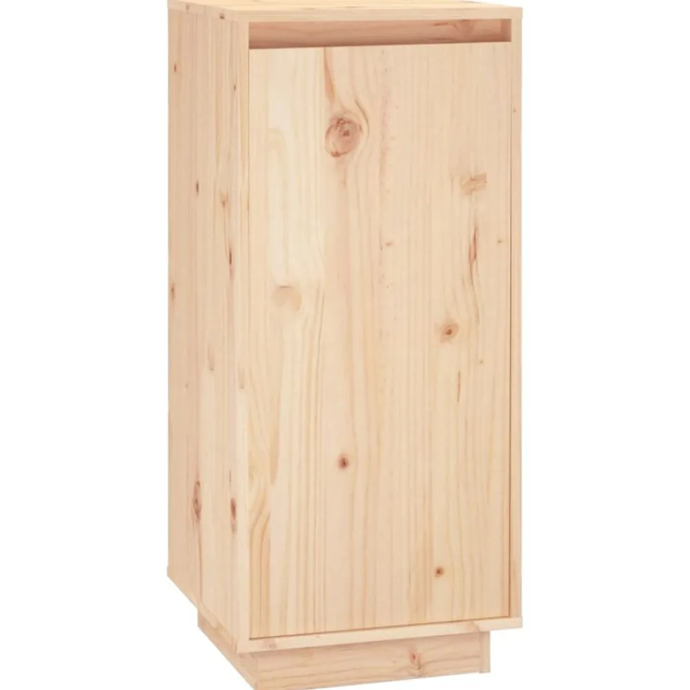 vidaXL Armoire à chaussures 35x35x80 cm Bois de pin massif