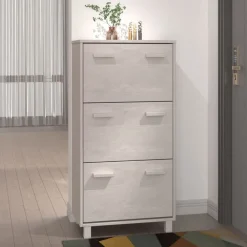 vidaXL Armoire à chaussures HAMAR 59,5x35x117 cm Bois de pin