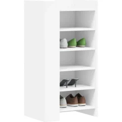 vidaXL Armoire à chaussures 52x37,5x100 cm bois d'ingénierie