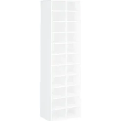 vidaXL Armoire à chaussures 54x34x183 cm Bois d'ingénierie