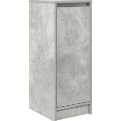 Produits Ménagers-vidaXL Armoire à chaussures 29,5x34x76 cm bois d'ingénierie Gris béton