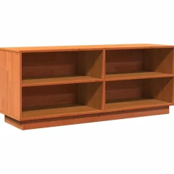 Produits Ménagers-vidaXL Armoire à chaussures cire marron 110x34x45 cm bois pin massif Marron cire