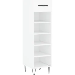vidaXL Armoire à chaussures 30x35x105 cm bois d'ingénierie