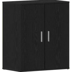vidaXL Armoire à chaussures Noir 60x35x70 cm Bois d’ingénierie