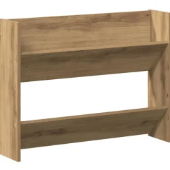 Produits Ménagers-vidaXL Armoire à chaussures murale chêne artisanal bois d'ingénierie ch&ecirc;ne artisanal