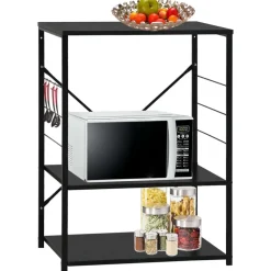 Arts De La Table & Arts Culinaires-vidaXL Armoire à four à micro-ondes 60x39,6x79,5 cm Noir