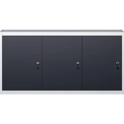 vidaXL Armoire à outils murale Style Industriel Métal Gris et noir