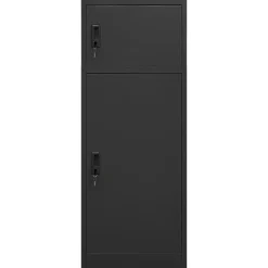 Loisirs De Plein Air-vidaXL Armoire à selles 53x53x140 cm Acier Anthracite
