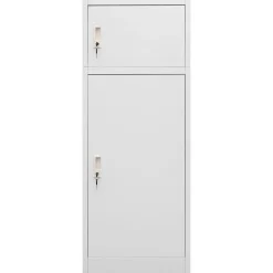 vidaXL Armoire à selles 53x53x140 cm Acier