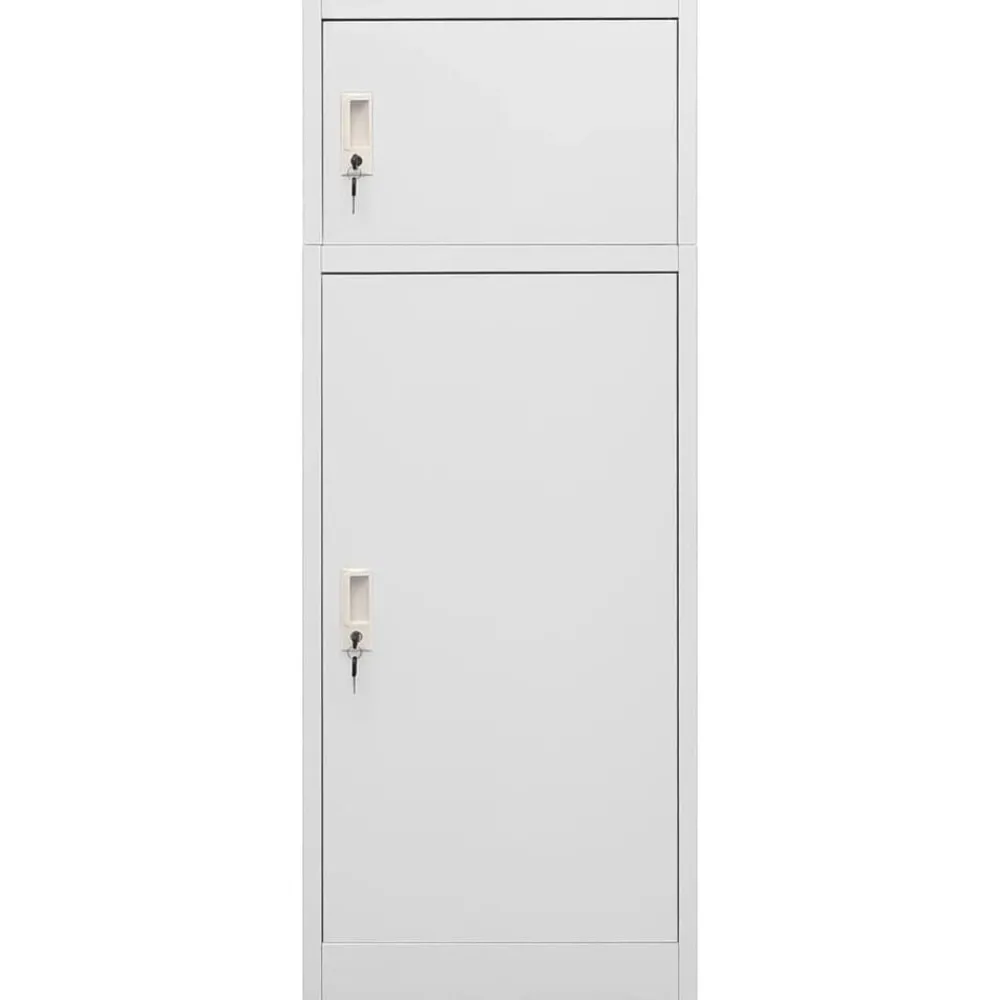 vidaXL Armoire à selles 53x53x140 cm Acier