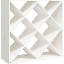 vidaXL Armoire à vin 62x25x62 cm Bois de pin massif