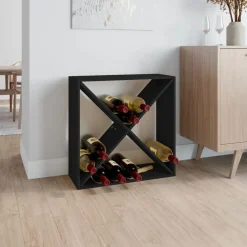 vidaXL Armoire à vin 62x25x62 cm Bois de pin massif
