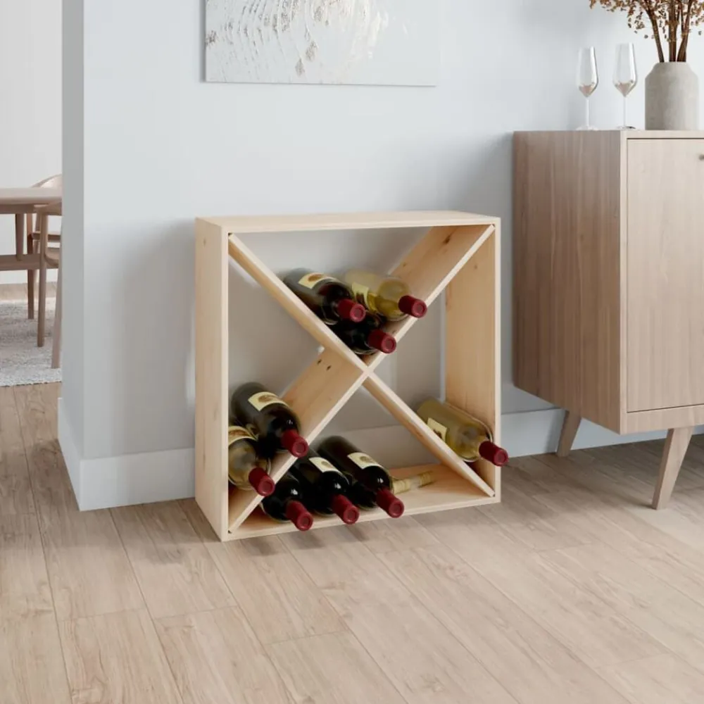 Armoires & Meubles De Rangement-vidaXL Armoire à vin 62x25x62 cm Bois de pin massif Naturel