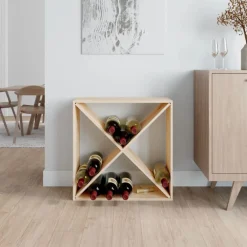 Armoires & Meubles De Rangement-vidaXL Armoire à vin 62x25x62 cm Bois de pin massif Naturel