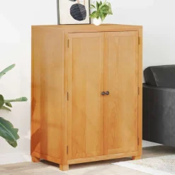 vidaXL Armoire avec stockage avec porte Marron Bois d'ingénierie