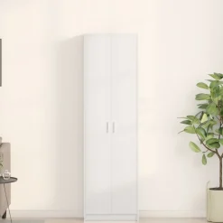 vidaXL Armoire avec étagère 55 x 25 x 189 cm Bois d'ingénierie
