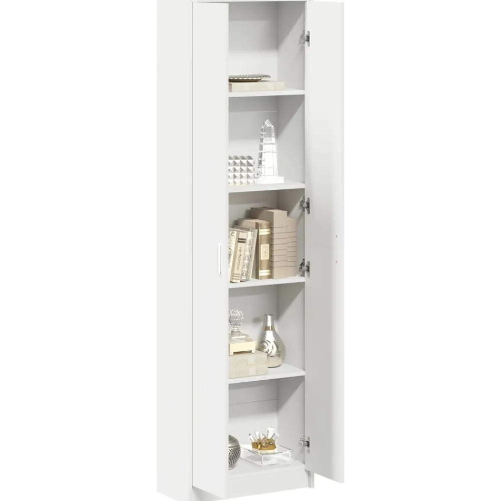 vidaXL Armoire avec étagère 55 x 25 x 189 cm Bois d'ingénierie