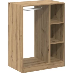 Produits Ménagers-vidaXL Armoire avec étagère Chêne artisanal 77 x 48 x 102 cm Ch&ecirc;ne artisanal