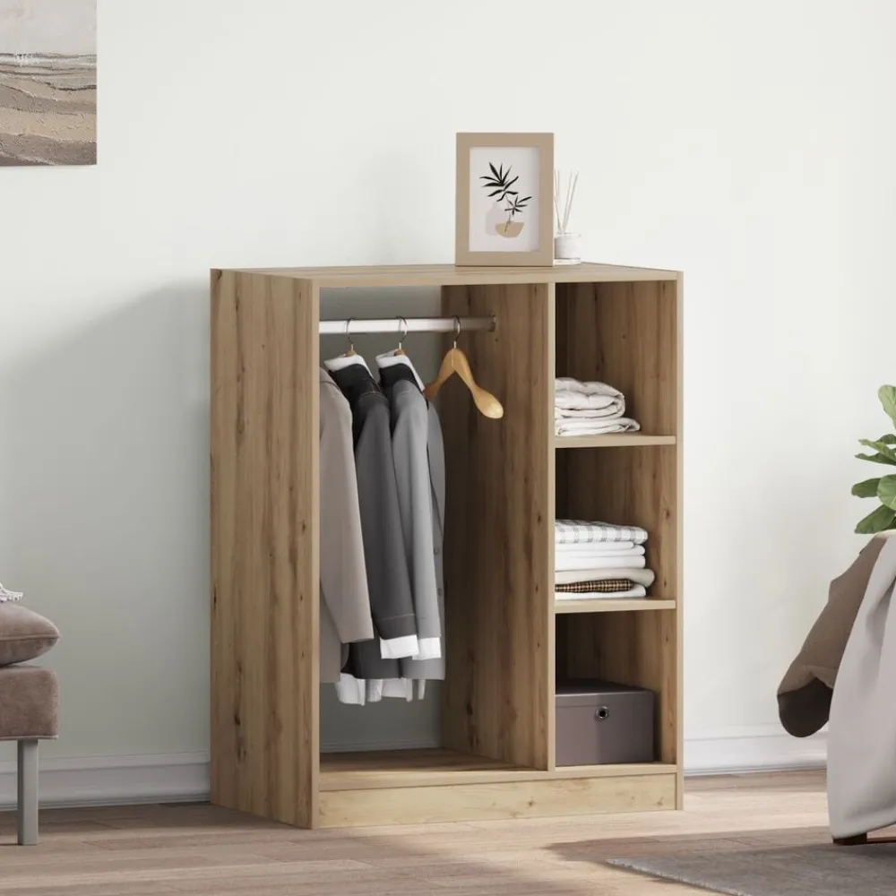Produits Ménagers-vidaXL Armoire avec étagère Chêne artisanal 77 x 48 x 102 cm Ch&ecirc;ne artisanal