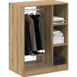 Produits Ménagers-vidaXL Armoire avec étagère Chêne artisanal 77 x 48 x 102 cm Ch&ecirc;ne artisanal