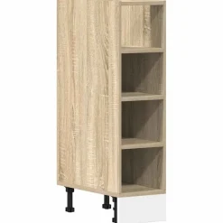 Armoires & Meubles De Rangement-vidaXL Armoire basse "Riga" chêne sonoma 20x44,5x81,5 cm Ch&ecirc;ne sonoma
