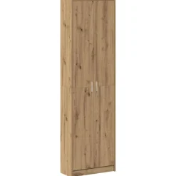 Armoires & Meubles De Rangement-vidaXL Armoire Chêne artisanal 55 x 25 x 189 cm Bois d'ingénierie ch&ecirc;ne artisanal