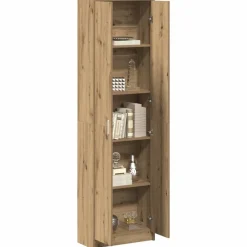 Armoires & Meubles De Rangement-vidaXL Armoire Chêne artisanal 55 x 25 x 189 cm Bois d'ingénierie ch&ecirc;ne artisanal