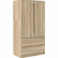 Armoires & Meubles De Rangement-vidaXL Armoire Chêne Sonoma 79,5 x 49 x 156 cm Bois d’ingénierie Ch&ecirc;ne sonoma