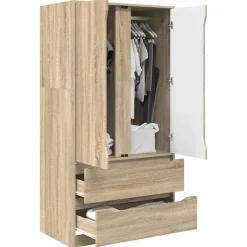 Armoires & Meubles De Rangement-vidaXL Armoire Chêne Sonoma 79,5 x 49 x 156 cm Bois d’ingénierie Ch&ecirc;ne sonoma