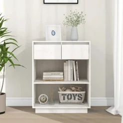 vidaXL Armoire console 60x34x75 cm Bois de pin solide