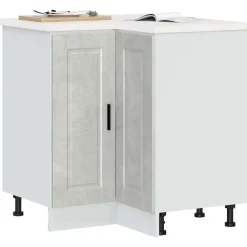 vidaXL Armoire d'angle de cuisine Porto bois d'ingénierie