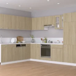 vidaXL Armoire d'angle suspendue 