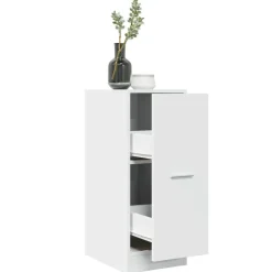 Armoires & Meubles De Rangement-vidaXL Armoire d'apothicaire he 30 x 41 x 77,5 cm Bois d'ingénierie Blanc