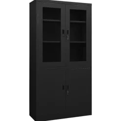 vidaXL Armoire de bureau 90x40x180 cm Acier