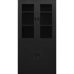 vidaXL Armoire de bureau 90x40x180 cm Acier