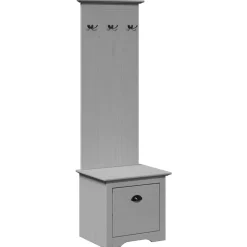 vidaXL Armoire de couloir avec crochets BODO 50x40x157 cm