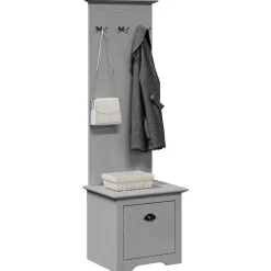 vidaXL Armoire de couloir avec crochets BODO 50x40x157 cm