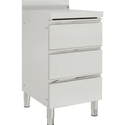 Restauration-vidaXL Armoire de cuisine commerciale avec 3 tiroirs 50 x 60 x 96 cm