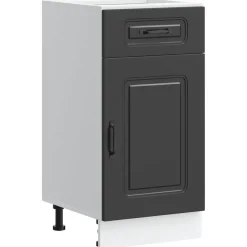 Armoires & Meubles De Rangement-vidaXL Armoire de cuisine Kalmar bois d'ingénierie Noir