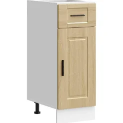 vidaXL Armoire de cuisine Porto chêne sonoma bois d'ingénierie