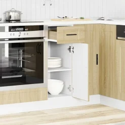 vidaXL Armoire de cuisine Porto chêne sonoma bois d'ingénierie