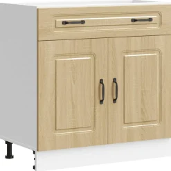 vidaXL Armoire de cuisine Kalmar chêne sonoma bois d'ingénierie