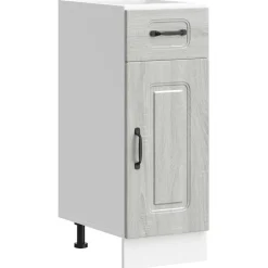 Armoires & Meubles De Rangement-vidaXL Armoire de cuisine Kalmar bois d'ingénierie Sonoma gris