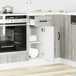 Armoires & Meubles De Rangement-vidaXL Armoire de cuisine Kalmar bois d'ingénierie Sonoma gris