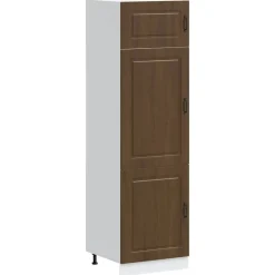 Armoires & Meubles De Rangement-vidaXL Armoire de cuisine Kalmar chêne marron bois d'ingénierie Ch&ecirc;ne marron