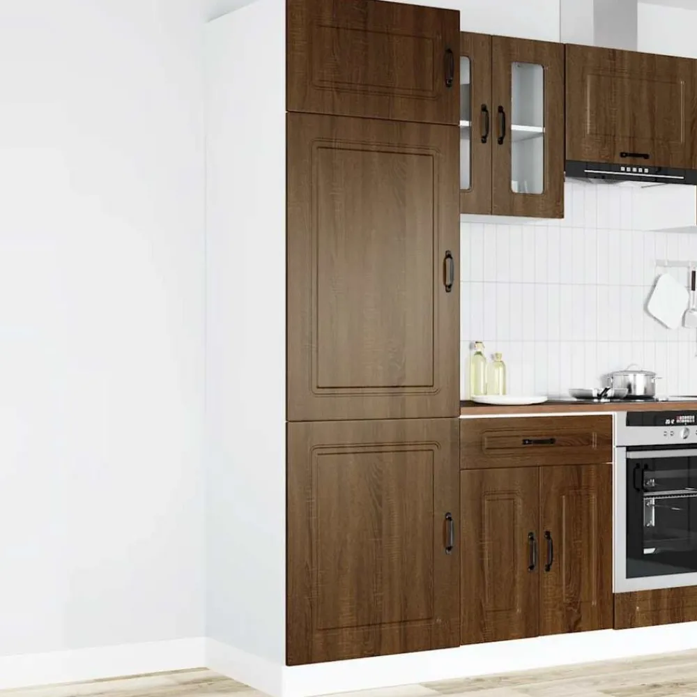 Armoires & Meubles De Rangement-vidaXL Armoire de cuisine Kalmar chêne marron bois d'ingénierie Chêne marron