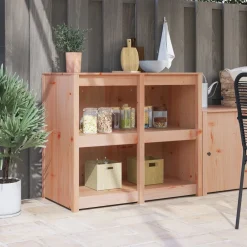 Armoires & Meubles De Rangement-vidaXL Armoire de cuisine MEPPEL Chêne brun 106 x 55 x 92 cm Bois de Douglas